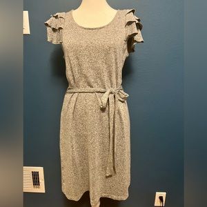 Loft Ruffle Sleeve Dress